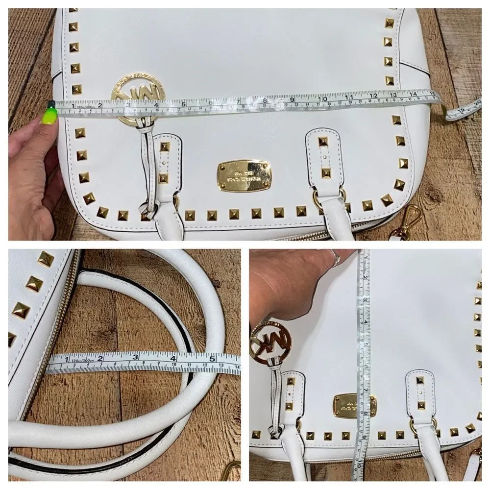 Michael Kors Selma Lg Studded saffiano leather Tote